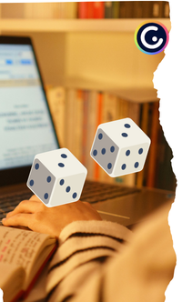Juego de dados: Mensajes privados (Genially)